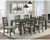 Colorado Counter Height Dining Table, 4 Chairs, & Bench