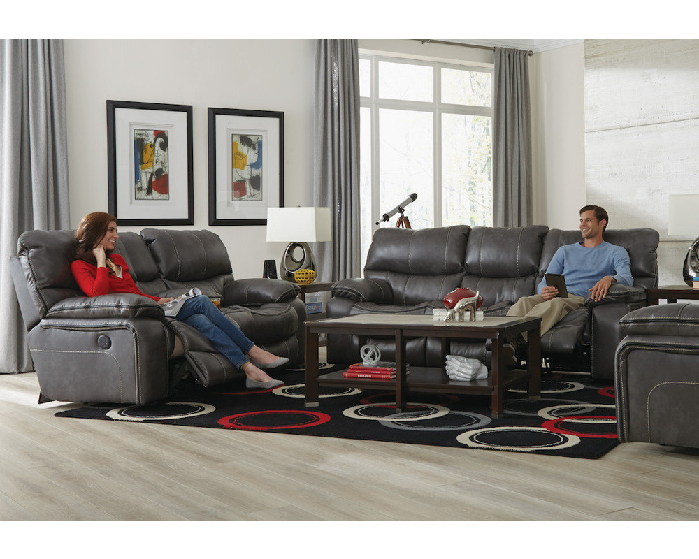 Camden Steel Motion Sofa & Loveseat