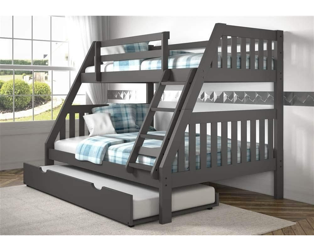 Overstock bunk bed twin over deals full