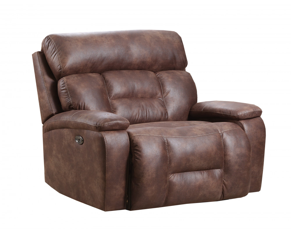 Overstock Furniture Dorado Walnut Cuddler Recliner