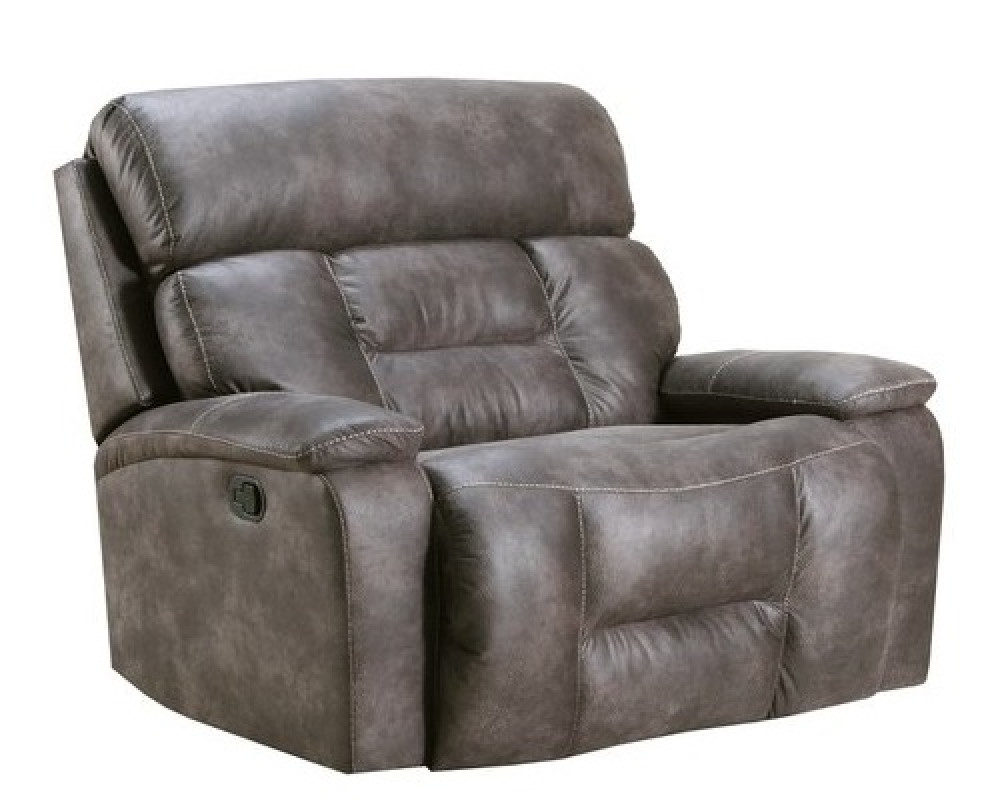 Overstock Furniture Dorado Charcoal Cuddler Recliner Chairs