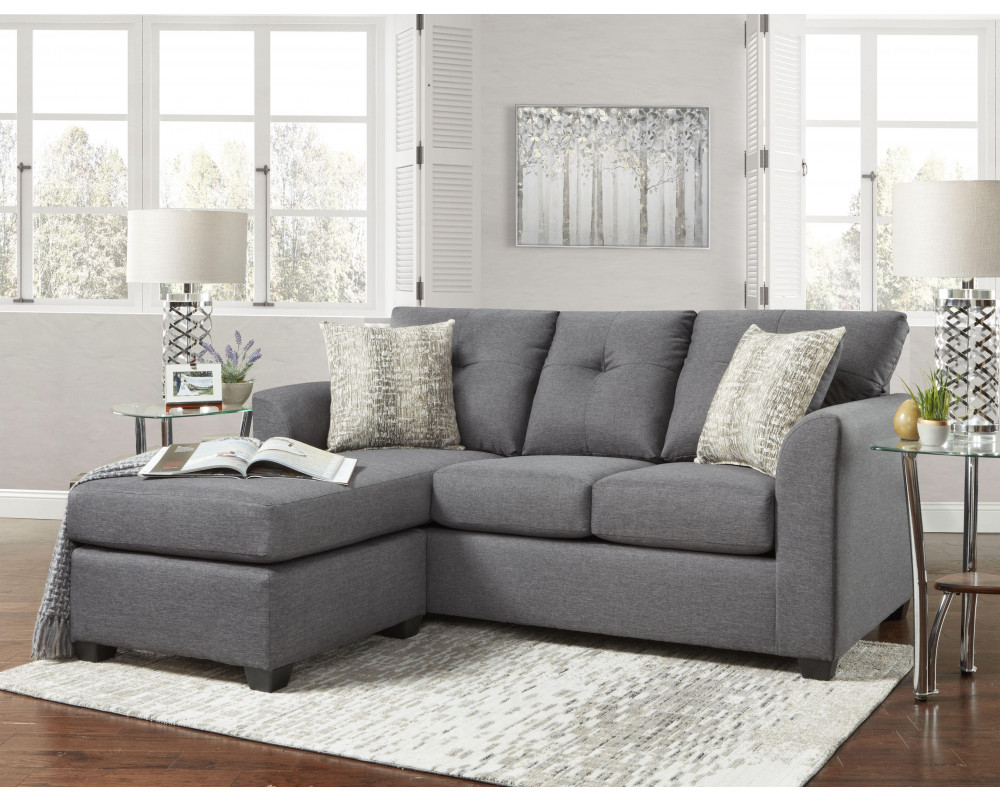 Kelly Grey Sofa Chaise