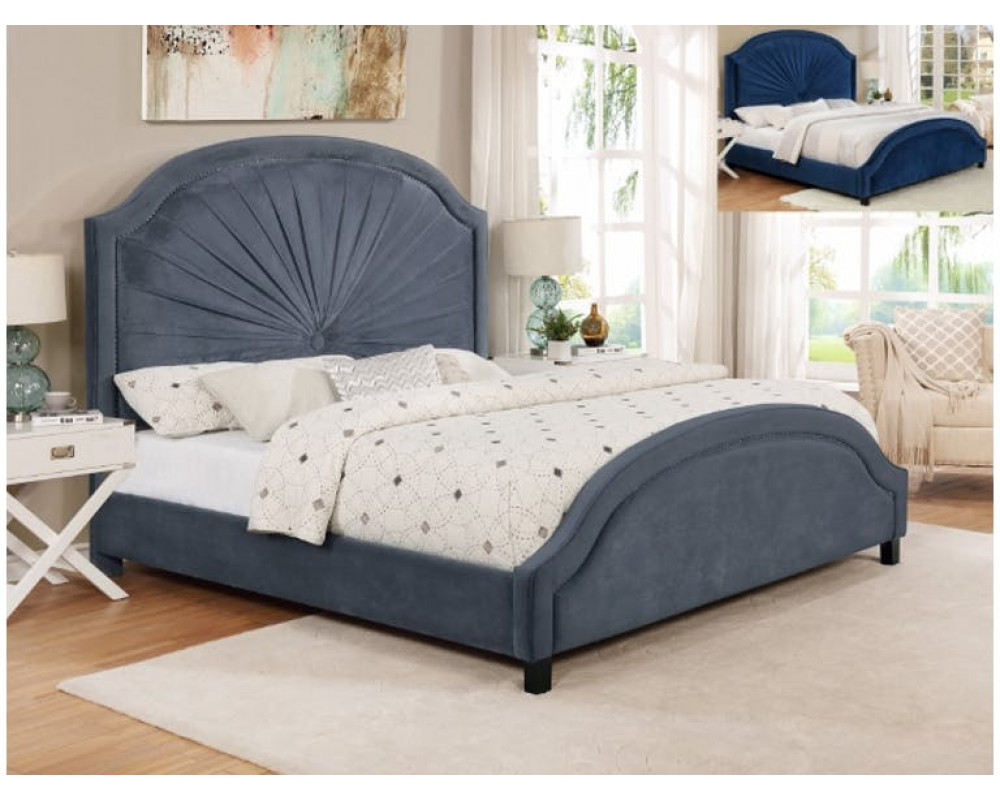 Annette Grey Queen Bed