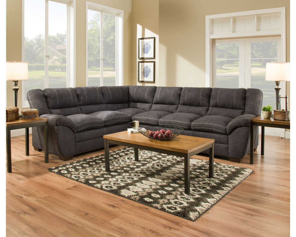 Palermo Charcoal Sectional