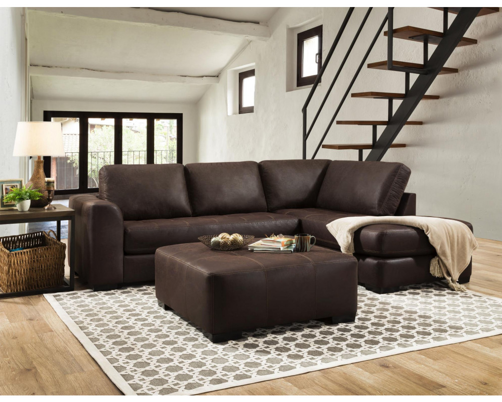 Overstock Furniture Bandit Espresso Sectional Sectionals Living Room