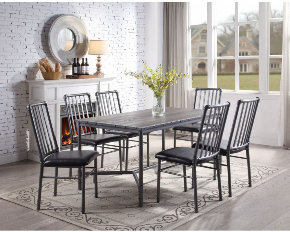Overstock Furniture Devar Table 6 Chairs Dining