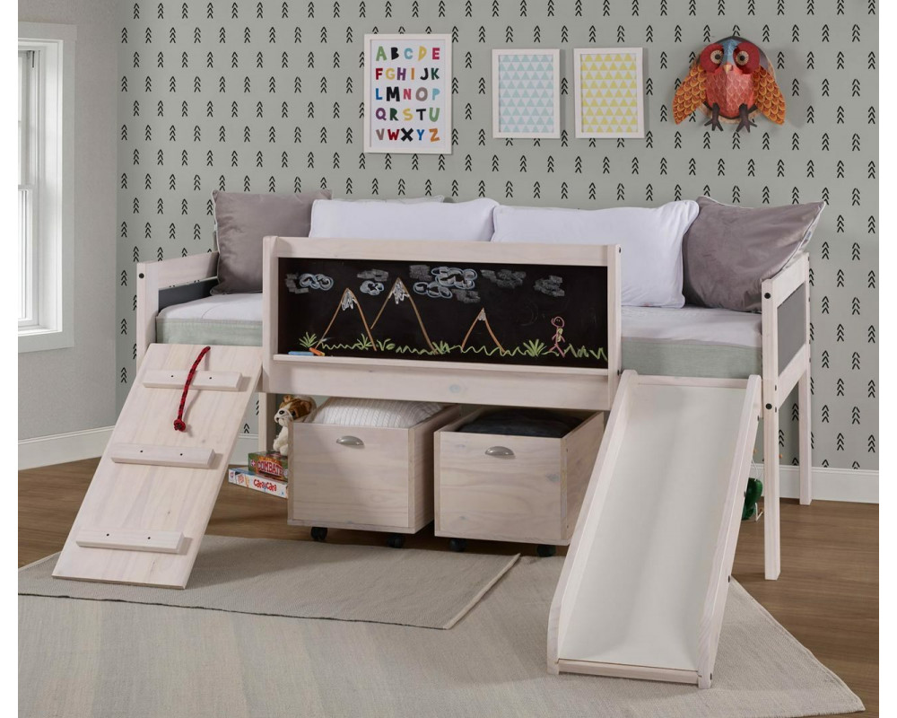 Twin Art & Play Bed - White
