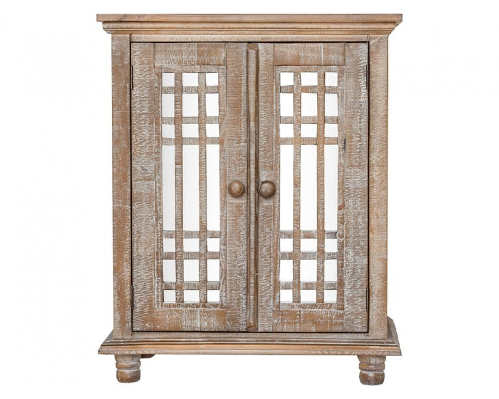 Overstock Furniture Lily Champagne Curio Cabinet