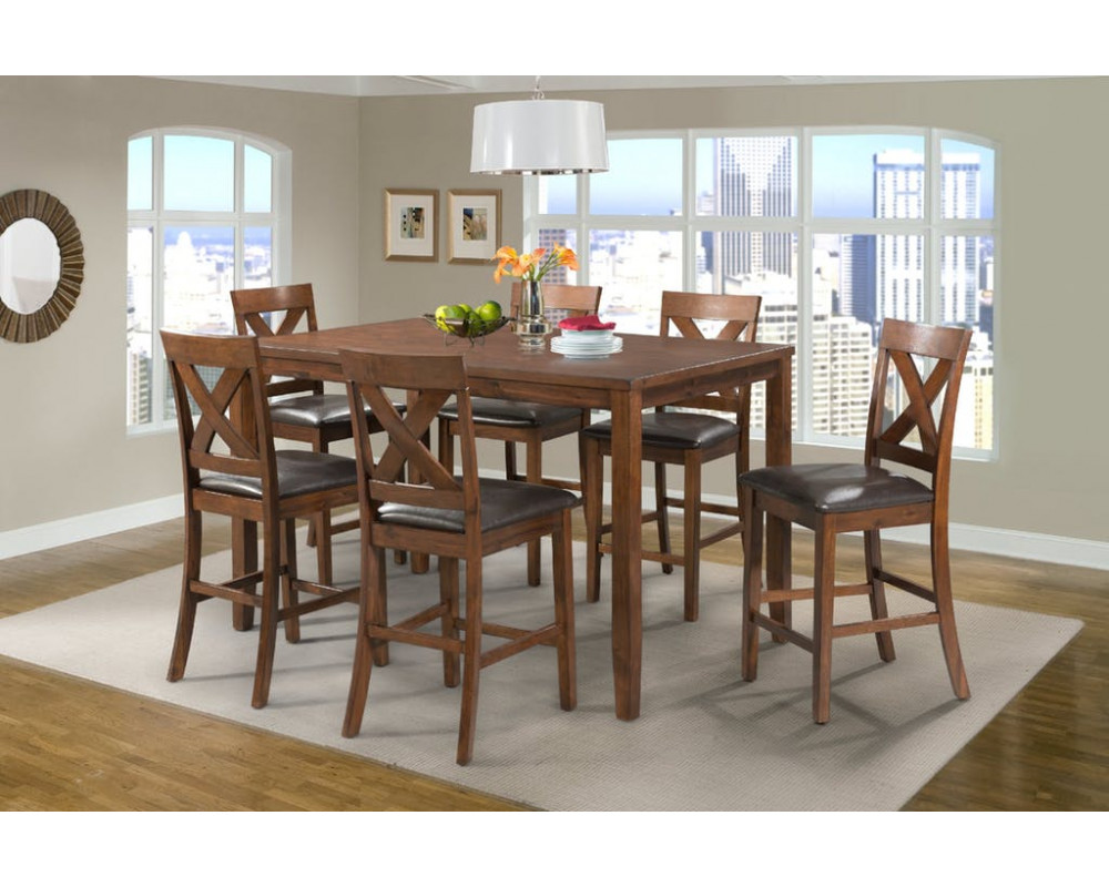 Tall dining table hotsell set for 6