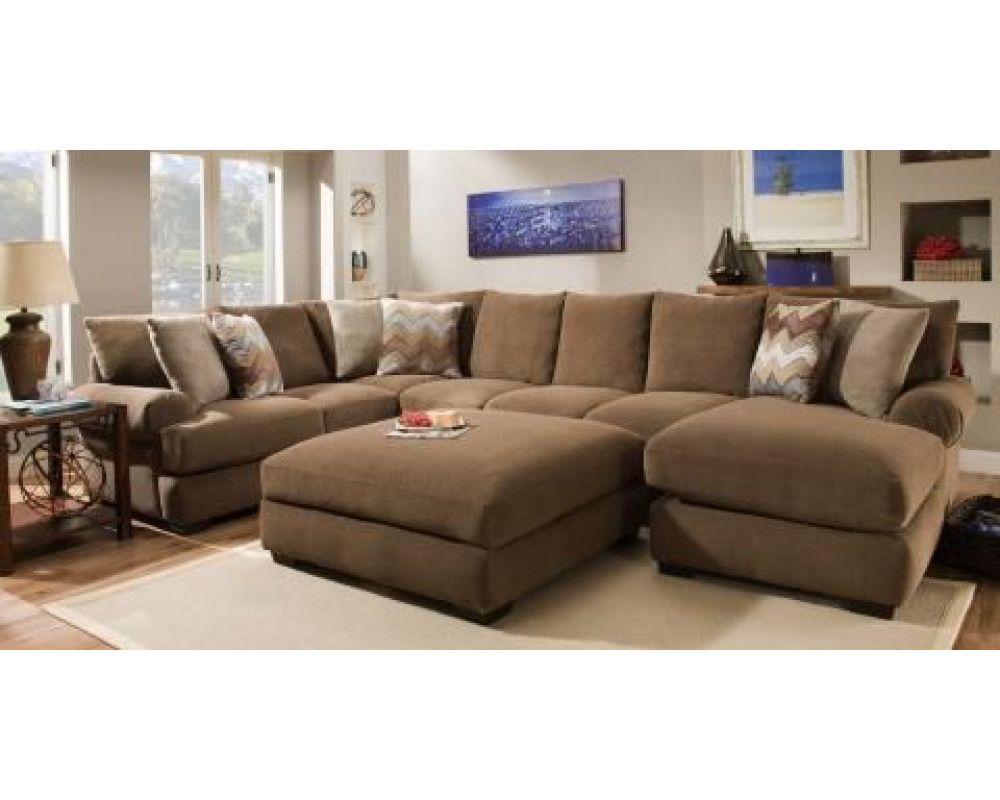 Mocha sectional shop