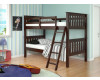 Twin-Twin Bunk Bed - Cappuccino