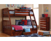 Twin-Full Bunkbed - Merlot