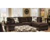 Overstock Furniture Groovy Chocolate Sectional ...