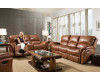 Softie Old Gold Reclining Sofa and Loveseat
