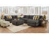 Alton Charcoal 3-piece Sectional