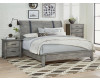 Nelson Grey Queen Bed, Dresser, Mirror, & Nightstand