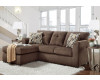 Kelly Chocolate Sofa Chaise