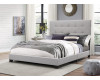Florence Grey Tufted Twin Bed