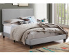 Erin Grey King Nailhead Bed