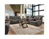 Desert Charcoal Reclining Power Motion Sofa & Loveseat