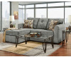 Stonewall Grey Sofa Chaise