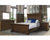 Condesa Brown King Bed, Dresser, Mirror, Nightstand