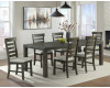 Colorado Dining Table, 4 Chairs, & Bench