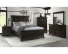 Slater Black King Bed, Dresser, Mirror, & Nightstand