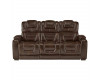 Manhattan Brown Power Sofa & Loveseat