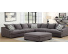 Monaco Garrison Charcoal Sectional