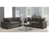 Cloud 9 Garrison Charcoal Sofa & Loveseat