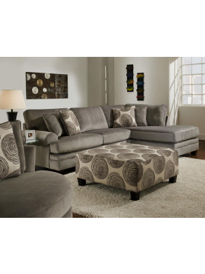 Groovy Smoke Sectional