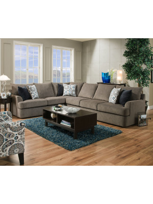 Grandstand Flannel Sectional