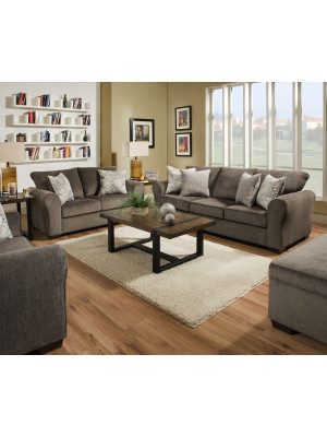 Harlow Ash Sofa & Loveseat