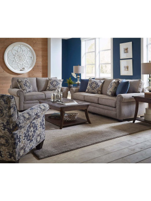 Lilou Heather Sofa & Loveseat