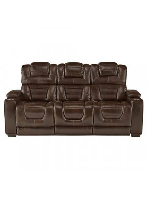 Manhattan Brown Power Sofa & Loveseat