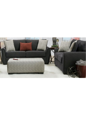 Illusion Noir Sofa & Loveseat