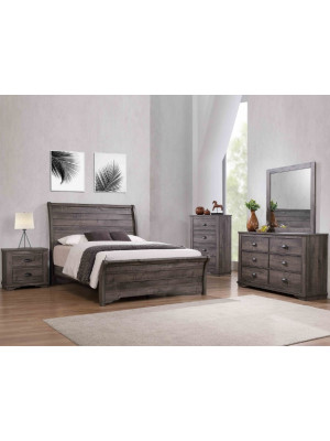 Coralee Queen Bed, Dresser, Mirror, & Nightstand